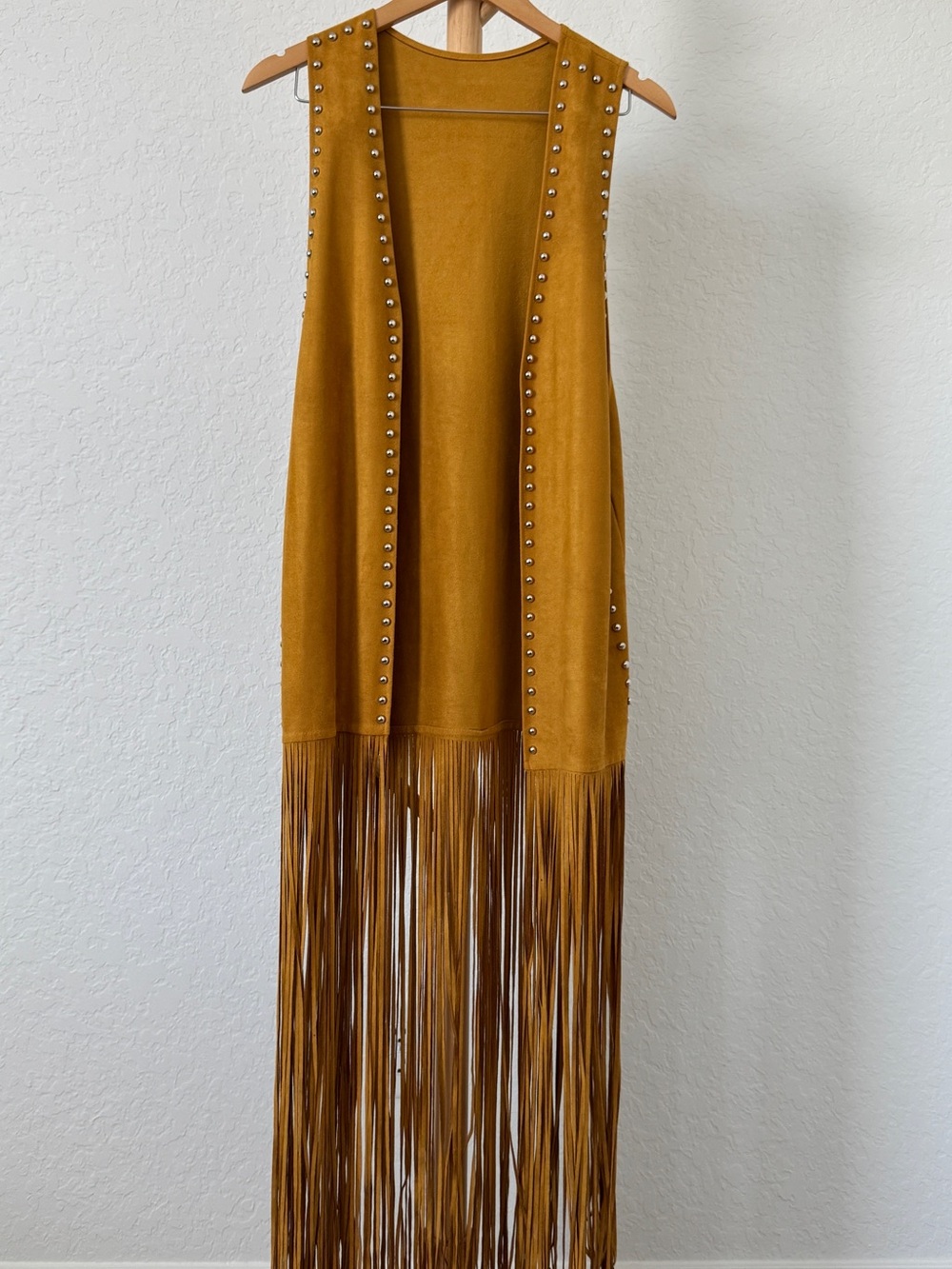 Western fringe vest